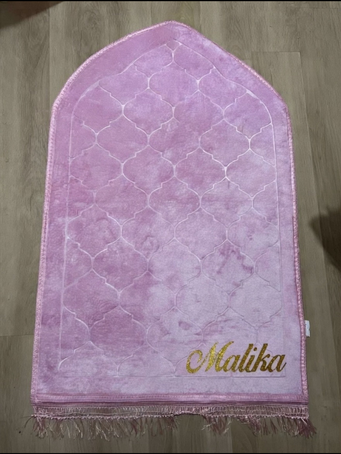 Tapis en dôme rose